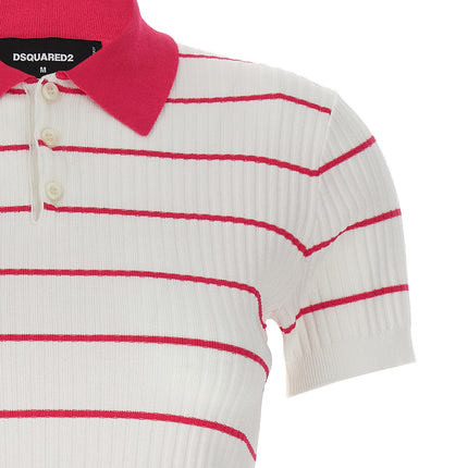 Dsquared² Multicolor Viscose Polo Shirt