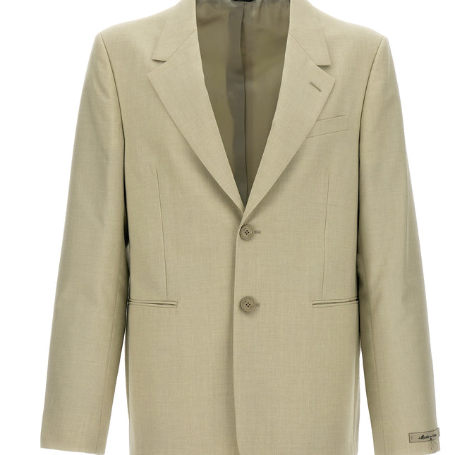 Fendi Beige Virgin Wool Blazer
