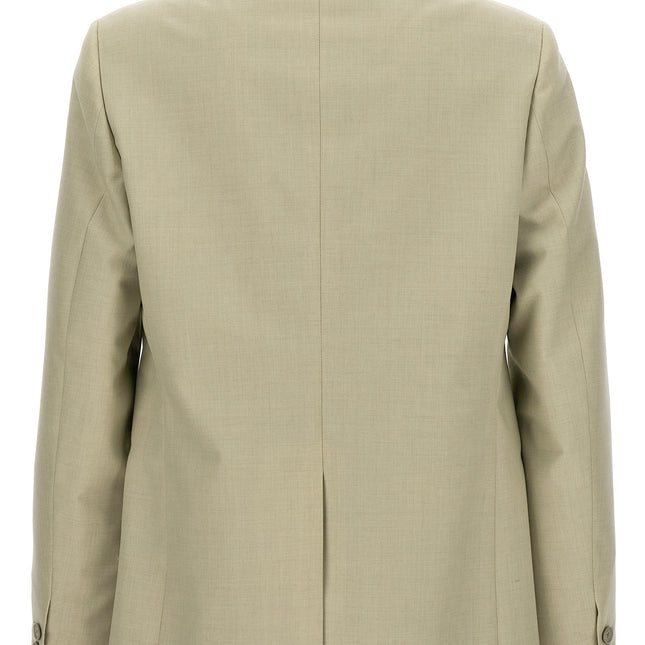 Fendi Beige Virgin Wool Blazer