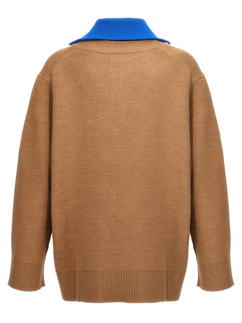 Jil Sander Multicolor Wool Cardigan