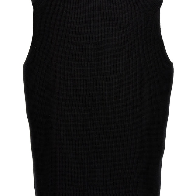 Jil Sander Multicolor Wool Sleeveles Sweater