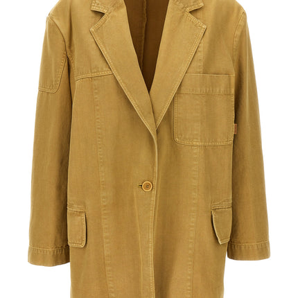 Max Mara Beige Cotton Blazer