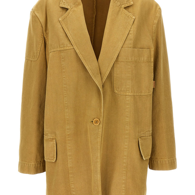 Max Mara Beige Cotton Blazer
