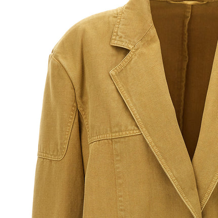 Max Mara Beige Cotton Blazer