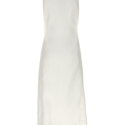 Max Mara White Flax Sleeveless Jacket