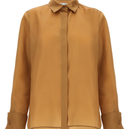Max Mara Beige Silk Blouse