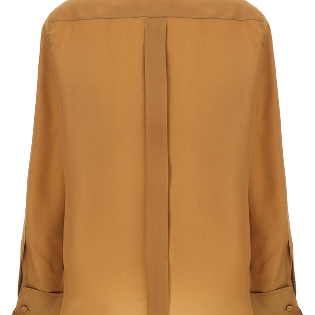 Max Mara Beige Silk Blouse