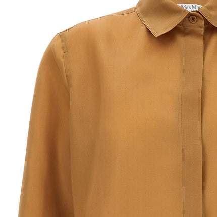 Max Mara Beige Silk Blouse