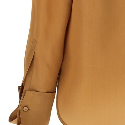 Max Mara Beige Silk Blouse