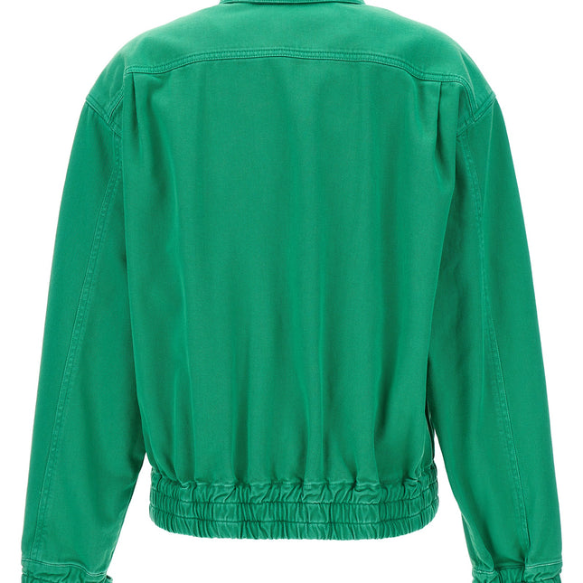 Max Mara Bicolor Cotton Full-Length Jacket