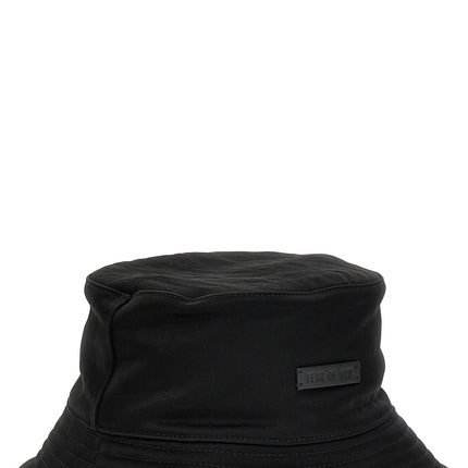 Fear Of God Black Polyamide Bucket Hat