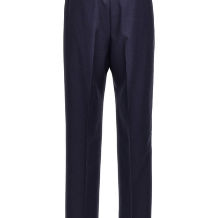 Fendi Blue Virgin Wool Pants