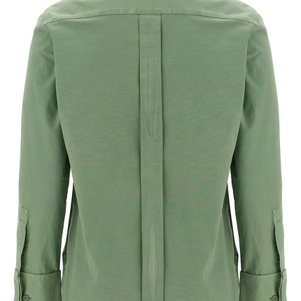 Max Mara Bicolor Cotton Blouse