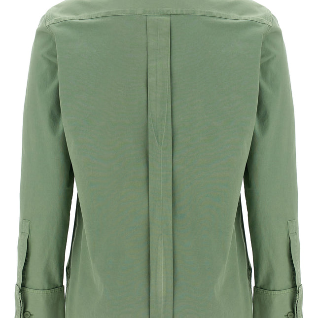Max Mara Bicolor Cotton Blouse
