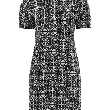 Max Mara Bicolor Polyester Short Dress
