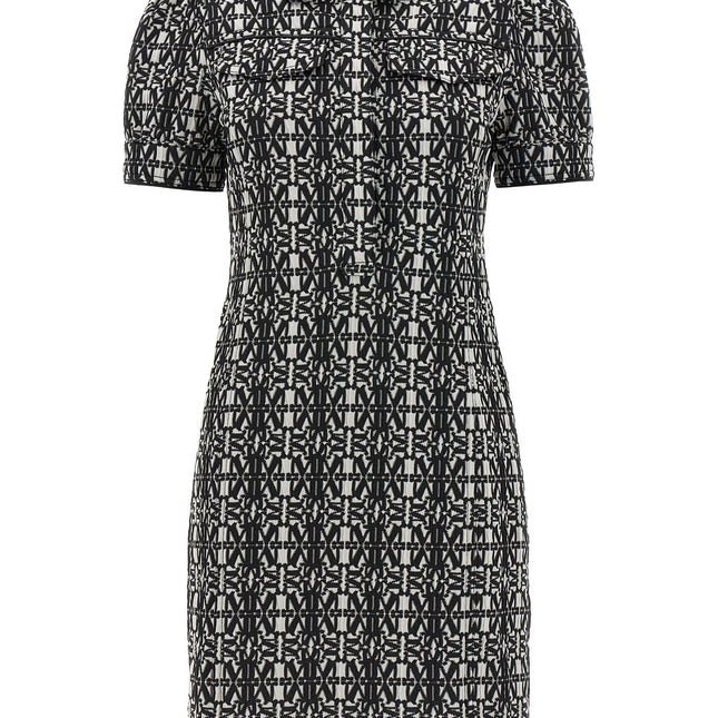 Max Mara Bicolor Polyester Short Dress