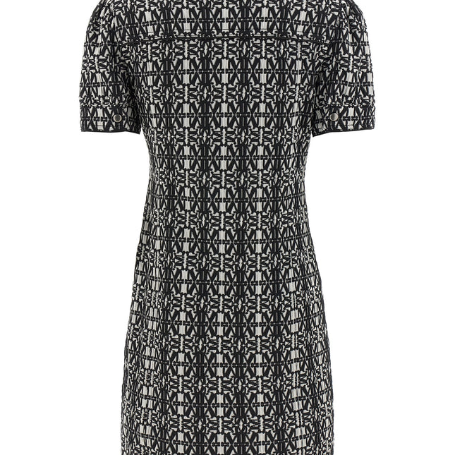 Max Mara Bicolor Polyester Short Dress