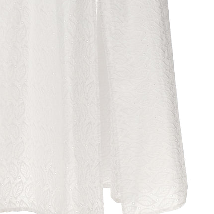 LE TWINS White Cotton Long Dress