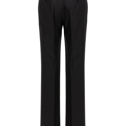 Burberry Black Virgin Wool Dress Pants