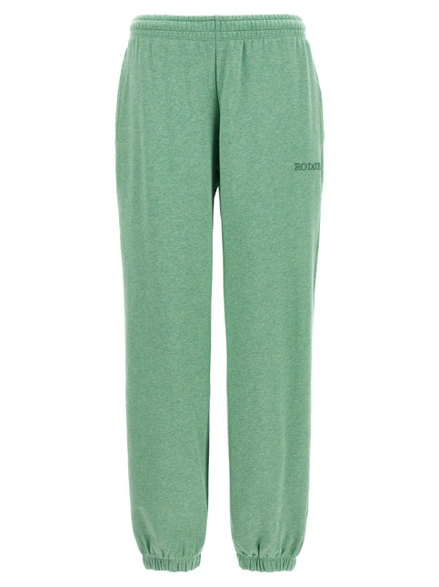 ROTATE BIRGER CHRISTENSEN Bicolor Cotton Joggers (Workout Pants)