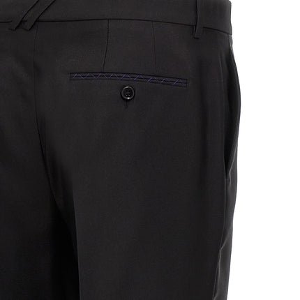 Burberry Black Virgin Wool Dress Pants