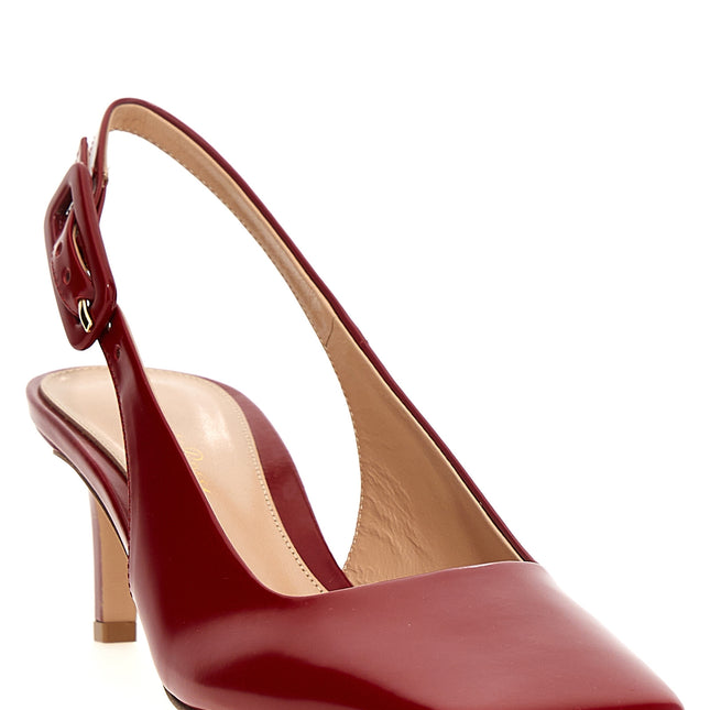 Gianvito Rossi Multicolor Goatskin Mid Heel Pumps