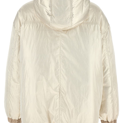 Brunello Cucinelli Beige Polyester Full-Length Jacket
