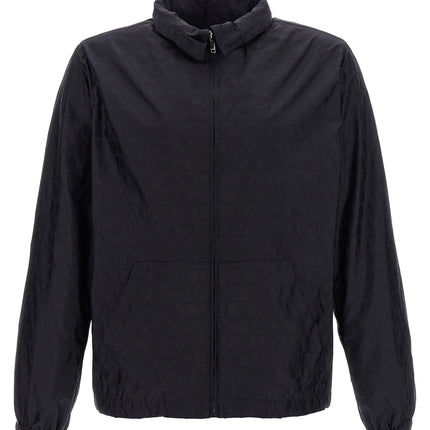 Valentino Garavani Blue Polyamide Shell Jacket