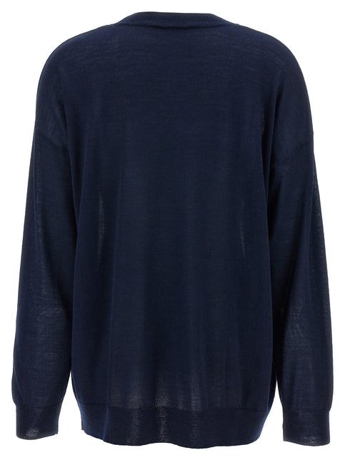 P.A.R.O.S.H. Blue Wool Cardigan