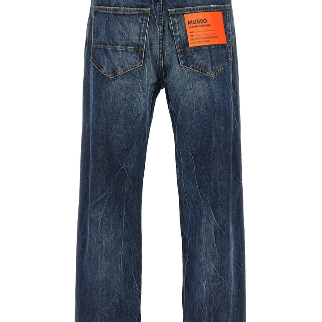 Department 5 Blue Cotton Jeans Denim