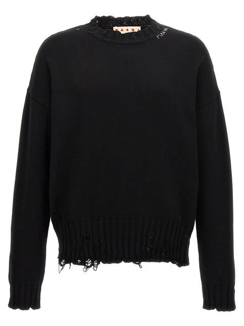 Marni Black Cotton Cardigan