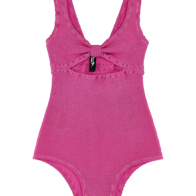 ROTATE BIRGER CHRISTENSEN Fuchsia Polyamide One-Piece Swimsuit