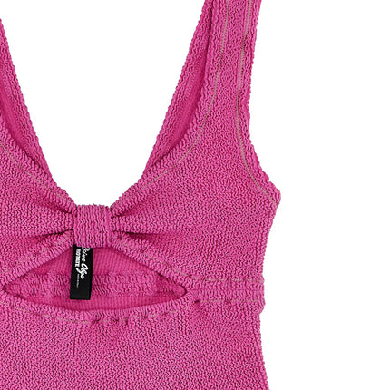 ROTATE BIRGER CHRISTENSEN Fuchsia Polyamide One-Piece Swimsuit