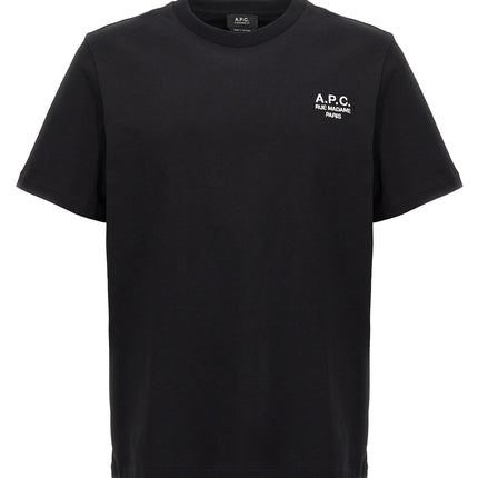 A.P.C. Black Cotton T-Shirt
