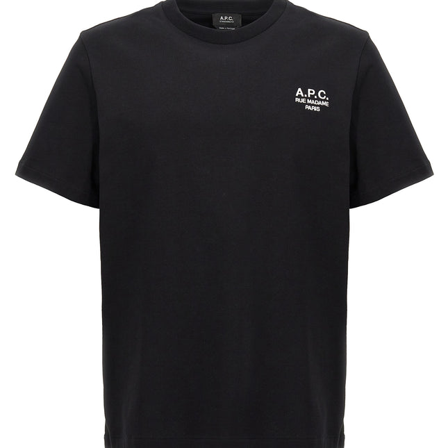 A.P.C. Black Cotton T-Shirt