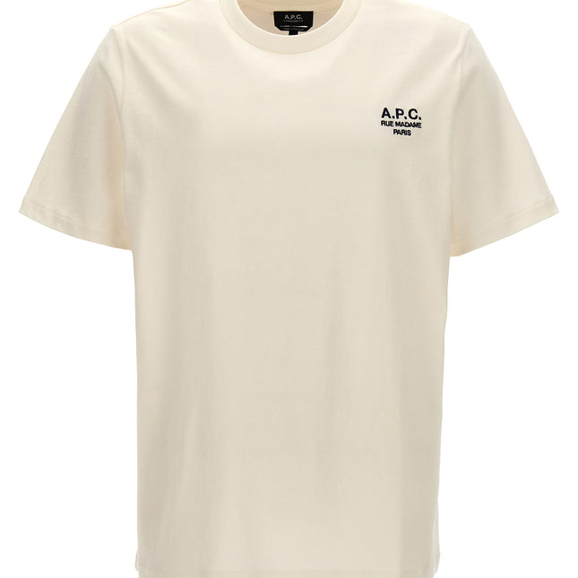 A.P.C. White Cotton T-Shirt