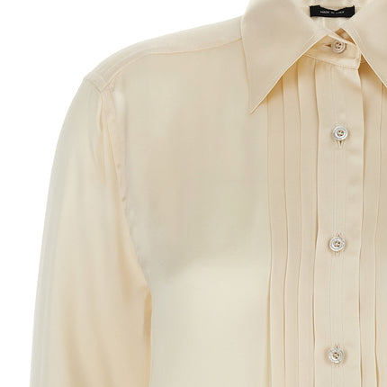 Tom Ford White Silk Blouse