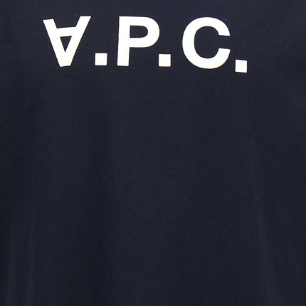 A.P.C. Blue Cotton T-Shirt