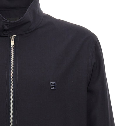 Givenchy Blue Elastane Bomber