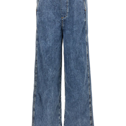 MO5CH1NO JEANS Blue Cotton Jeans Denim
