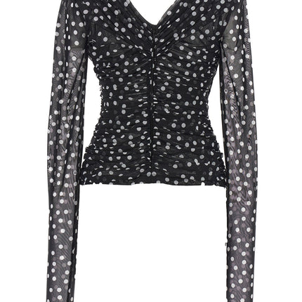Dolce & Gabbana Bicolor Polyamide Tank Tops