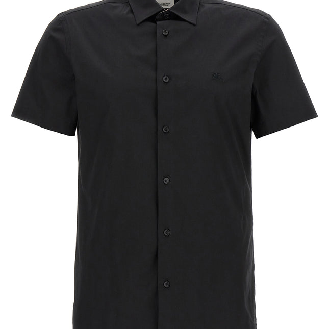 Burberry Black Cotton Blouse