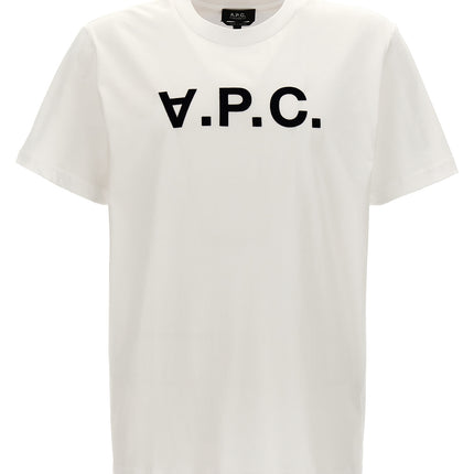 A.P.C. White Cotton T-Shirt