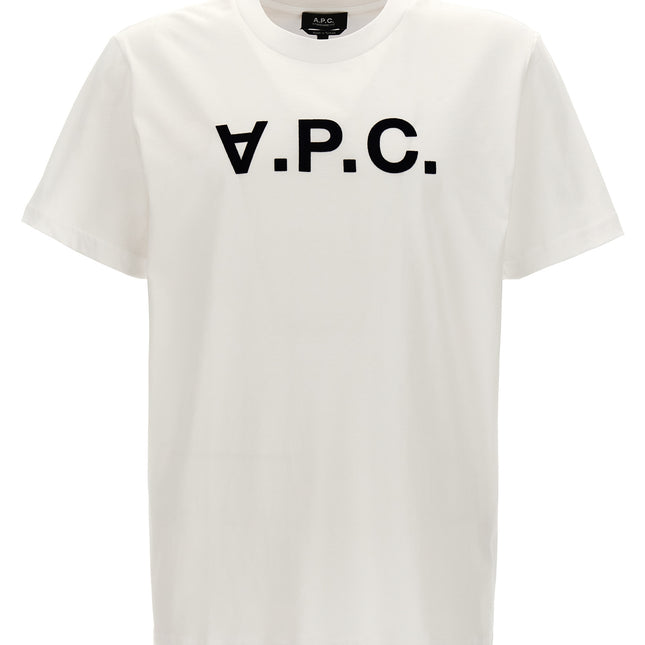 A.P.C. White Cotton T-Shirt
