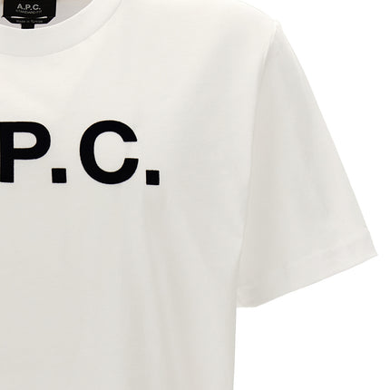 A.P.C. White Cotton T-Shirt