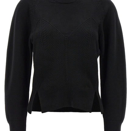 Alexander McQueen Black Wool Cardigan