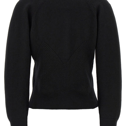 Alexander McQueen Black Wool Cardigan