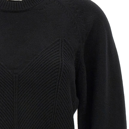 Alexander McQueen Black Wool Cardigan