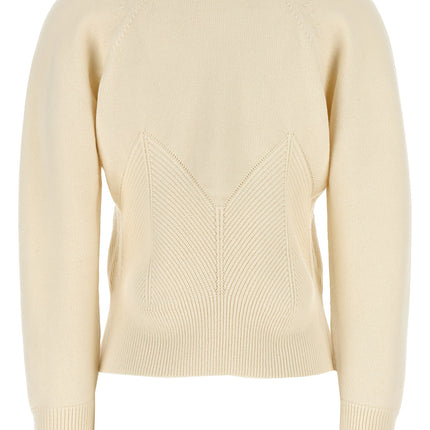 Alexander McQueen White Wool Cardigan