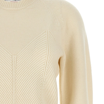 Alexander McQueen White Wool Cardigan